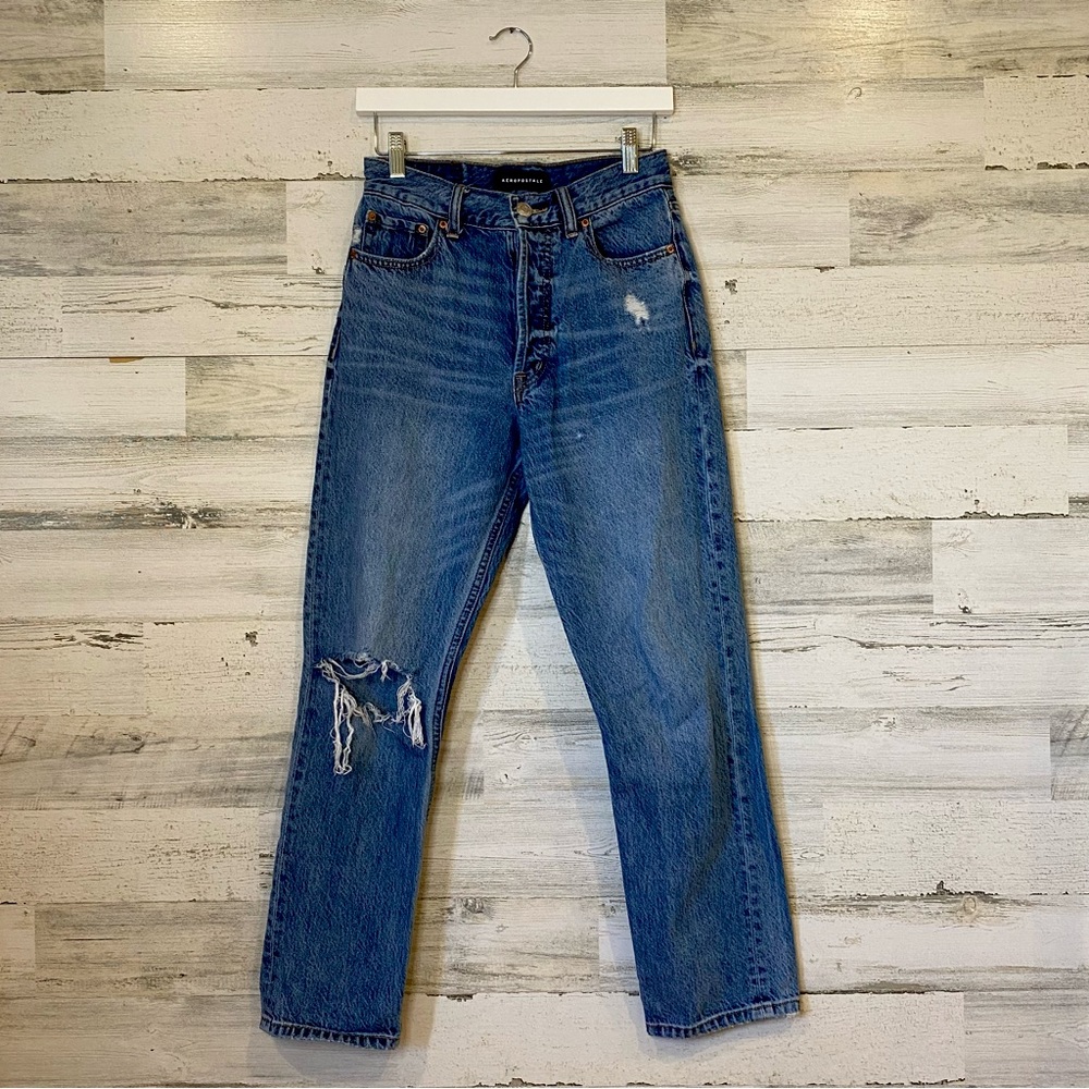 90’s Super High Rise Straight Aeropostale Jeans